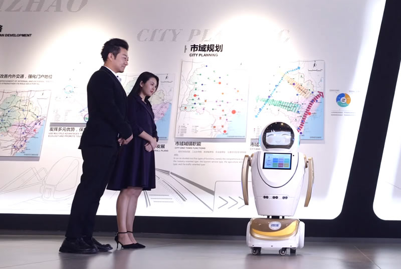 天津迎宾机器人