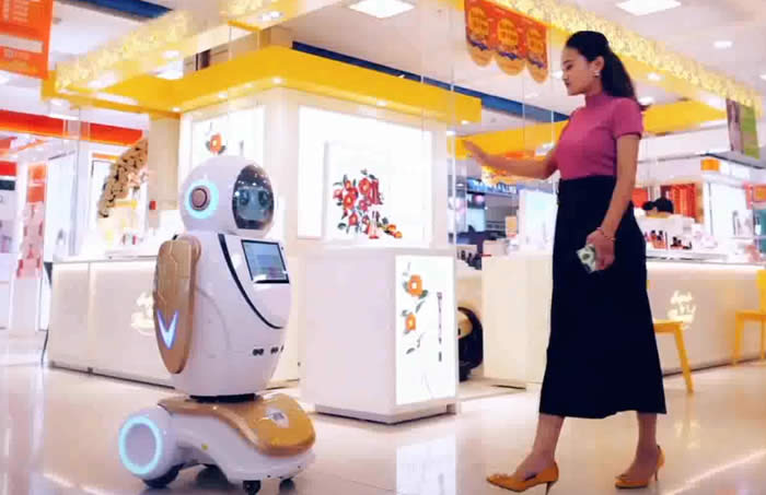 酒店迎宾讲解机器人